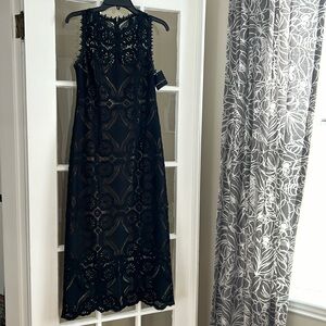 Nanette Lepore Casino Shift dress in black lace